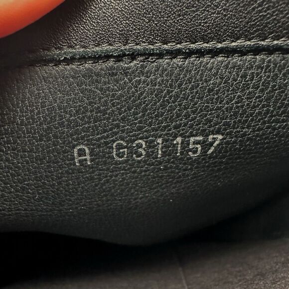 CHANEL Black CC Logo Tall Heeled Boots Size 37 Cap Toe Leather Fold Over - Picture 8 of 10